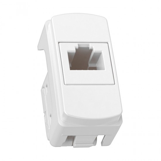 MILUZ MODULO TOMADA RJ45 (8 FIOS) BRC (S3B7 4100)